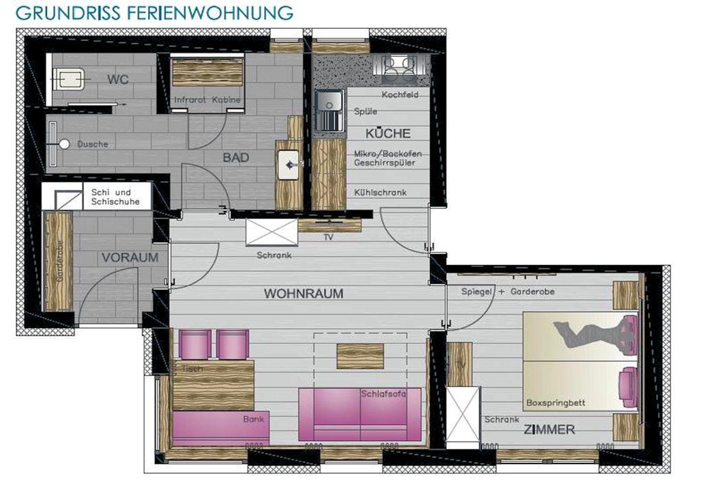 Landhaus Mader Hintertux Apartman Kültér fotó